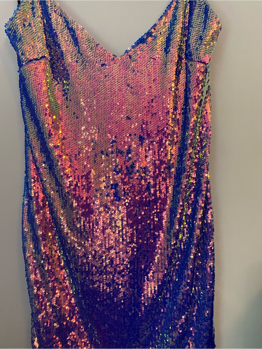 Sequin Party Dress - Pale Purple